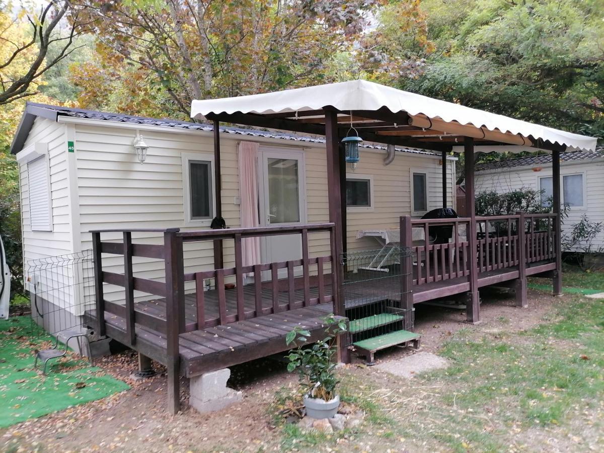 Mobil Home Dans Camping 3 Etoiles Mas De Lastourg Avec Piscine,Snack, วิลล์ฟรานเช-เดอ-คองฟลองท์ ภายนอก รูปภาพ