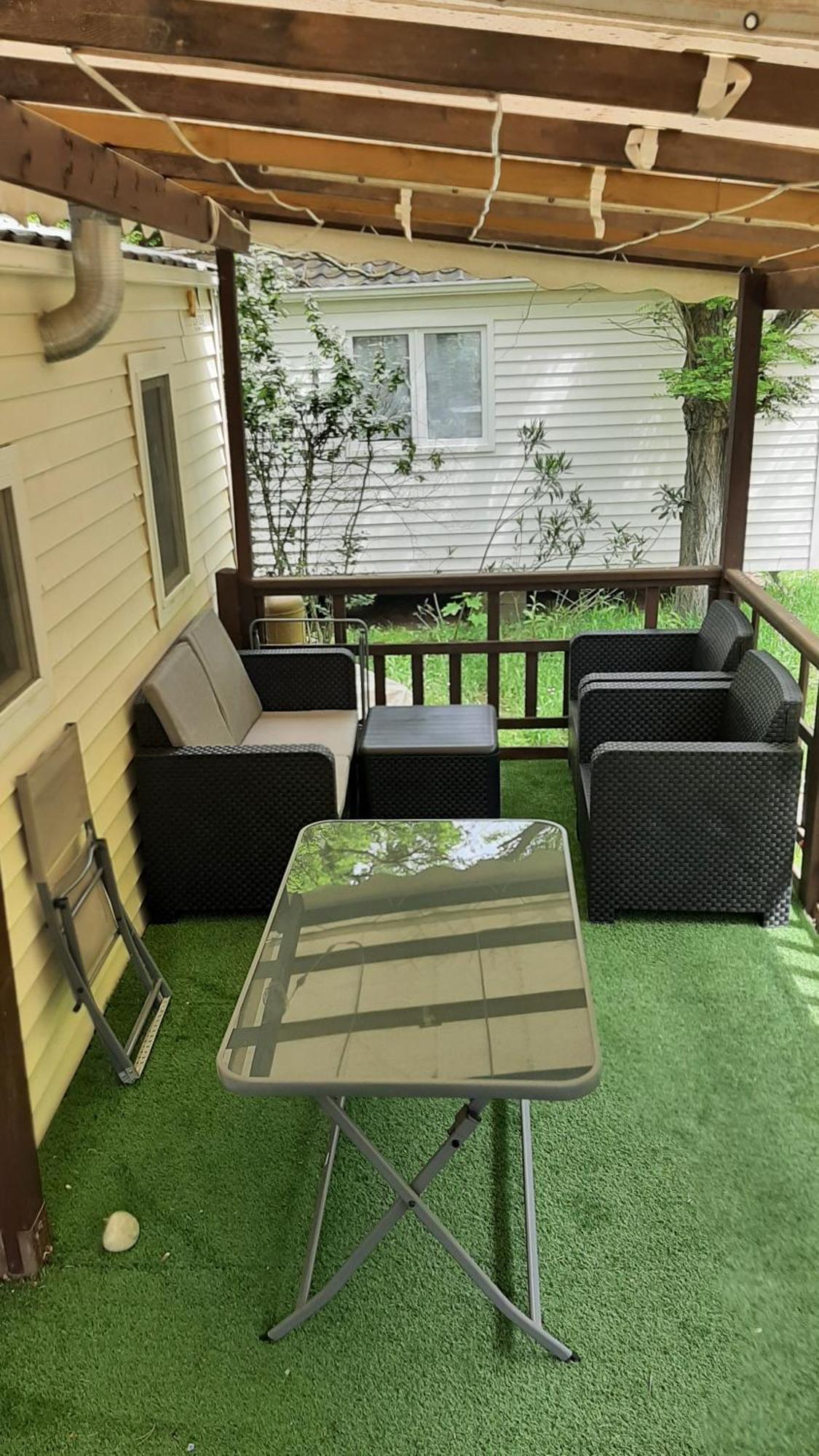 Mobil Home Dans Camping 3 Etoiles Mas De Lastourg Avec Piscine,Snack, วิลล์ฟรานเช-เดอ-คองฟลองท์ ภายนอก รูปภาพ